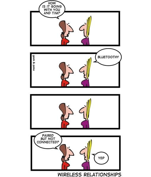 Humor - Cartoon: Wireless Relationships
